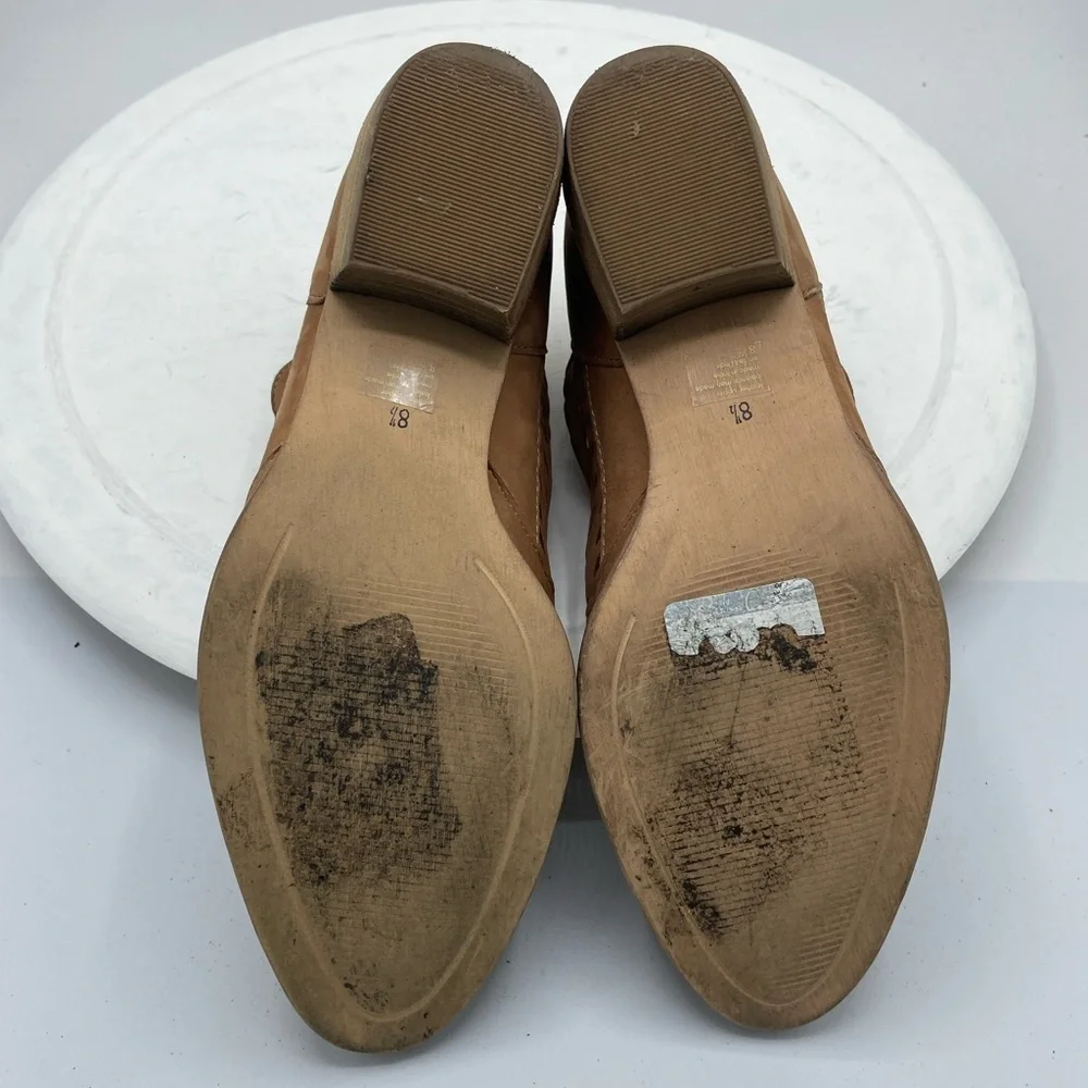 Anthropologie-Seychelles Waypoint Ankle  Boots, Real Perforated Leather